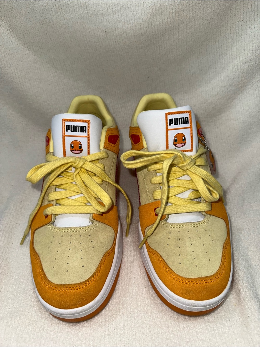 Puma x Pokemon Slipstream Lo Charmander Orange Suede Sneakers 10.5